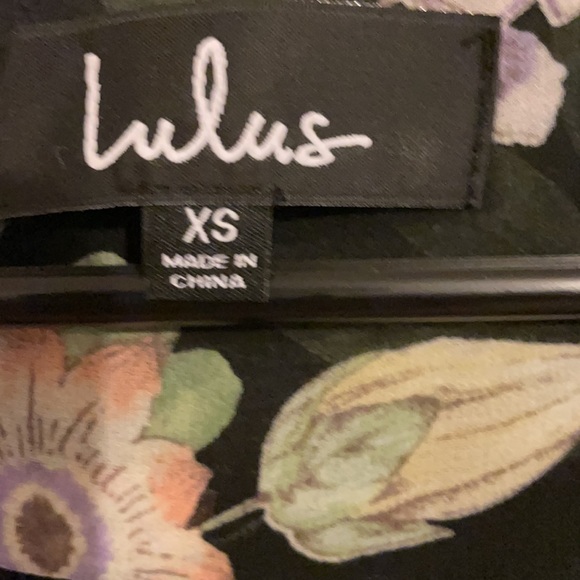 Awakened Black Floral Print Chiffon Maxi Wrap Dres - Picture 7 of 7